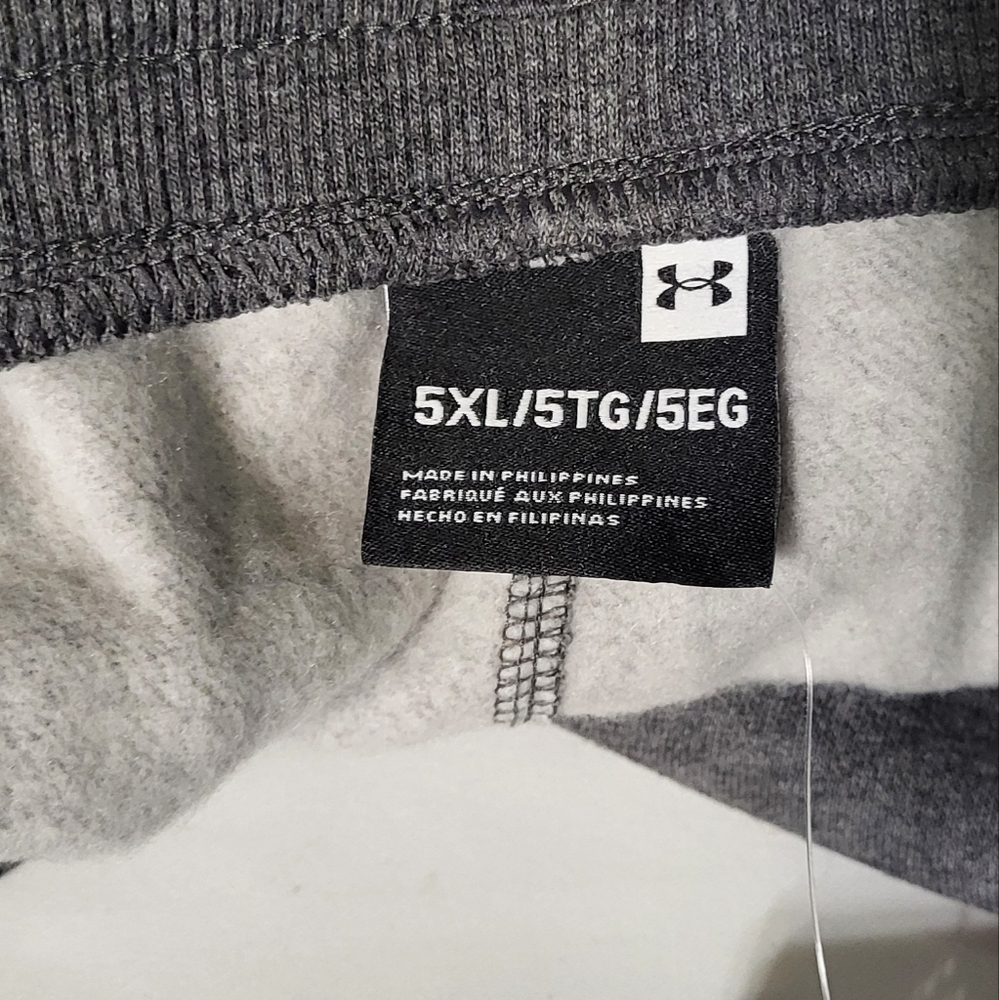 Under Armour Men's NWT Gray UA Rival Fleece Jogger Pants Size 5XL - Picture 3 of 12